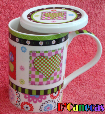 CANECA PORCELANA – COM TAMPA